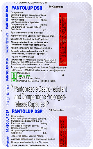 Pantolup Dsr Capsule 10