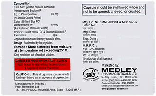 Pantomed Dsr Capsule 10