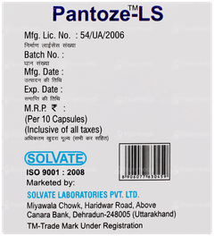 Pantoze Ls Capsule 10
