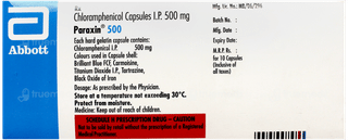 Paraxin 500 Capsule 10