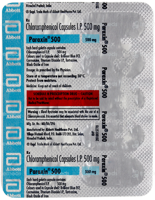 Paraxin 500 Capsule 10