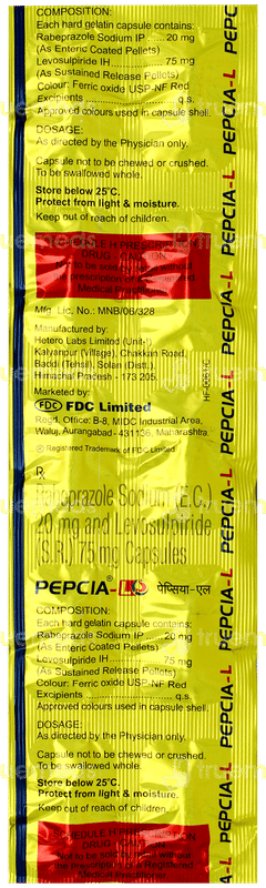 Pepcia L Capsule 10