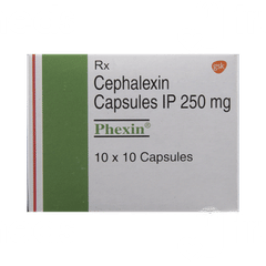 Phexin 250mg Capsule 10