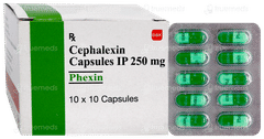 Phexin 250Mg Capsule 10