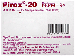 Pirox 20 Capsule 10 Pirox 20 Capsule 10