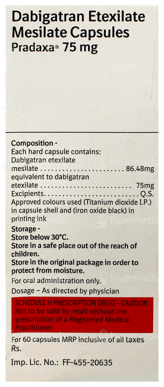 Pradaxa 75Mg Capsule 10