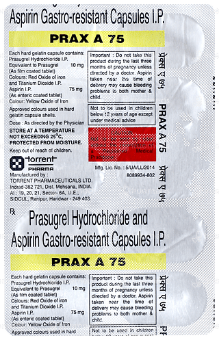 Prax A 75 Capsule 10