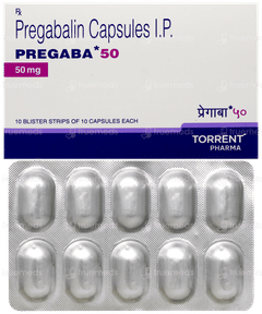 Pregaba 50 Capsule 10 Pregaba 50 Capsule 10