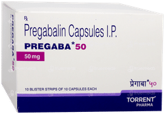 Pregaba 50 Capsule 10 Pregaba 50 Capsule 10