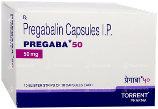 Pregaba 50 Capsule 10