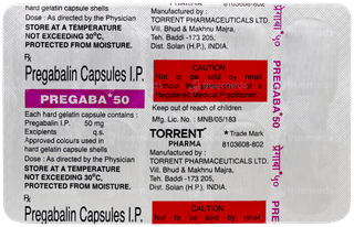 Pregaba 50 Capsule 10