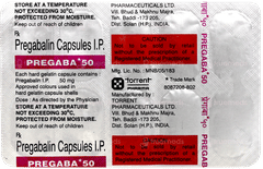 Pregaba 50 Capsule 10 Pregaba 50 Capsule 10