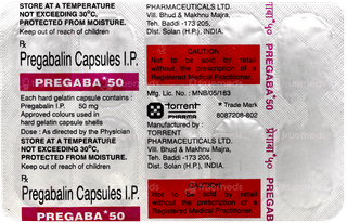 Pregaba 50 Capsule 10