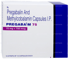 Pregaba M 75 Capsule 15 Pregaba M 75 Capsule 15