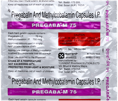 Pregaba M 75 Capsule 15 Pregaba M 75 Capsule 15