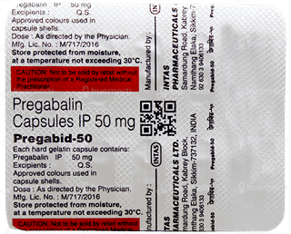 Pregabid 50 Capsule 10