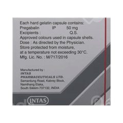 Pregabid 50 Capsule 10 Pregabid 50 Capsule 10