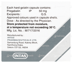 Pregabid 50 Capsule 10 Pregabid 50 Capsule 10