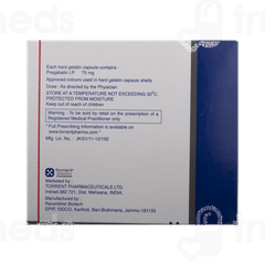 Pregalin 75 Capsule 15 Pregalin 75 Capsule 15