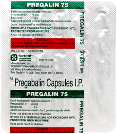 Pregalin 75 Capsule 15 Pregalin 75 Capsule 15
