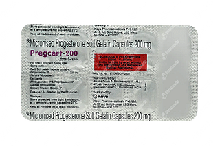 Pregcert 200 Capsule 10