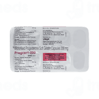 Pregcert 200 Capsule 10