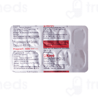 Pregcert 400 Capsule 10