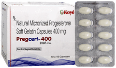 Pregcert 400 Capsule 10