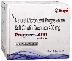 Pregcert 400 Capsule 10