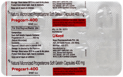 Pregcert 400 Capsule 10