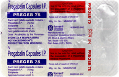Pregeb 75 Capsule 10 Pregeb 75 Capsule 10