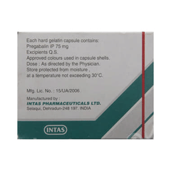 Prelin 75 MG Capsule 10