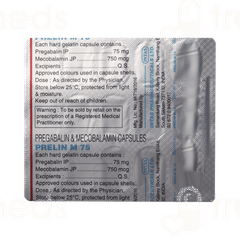 Prelin M 75 Capsule 15 Prelin M 75 Capsule 15