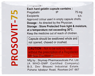 Prosovit 75 Capsule 10