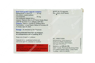 Rabesec Ls 75/20 MG Capsule Sr 10