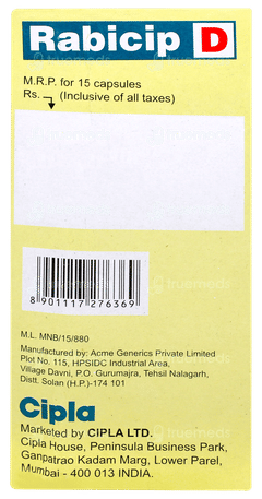 Rabicip D Capsule 15