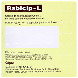 Rabicip L Capsule 10