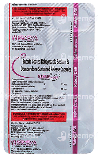 Rabsig Dsr 30/20 MG Capsule 10