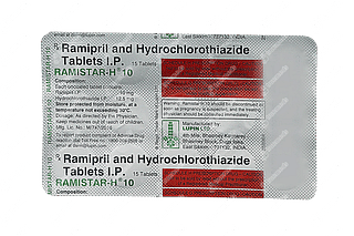 Ramistar H 10/12.5 MG Tablet 15