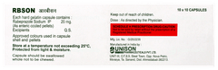 Rbson Capsule 10 Rbson Capsule 10