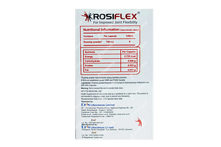 Rosiflex 750 MG Capsule 60