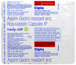 Rosulip Asp 75 Capsule 15