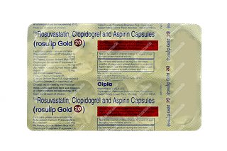 Rosulip Gold 75/20/75 MG Capsule 10