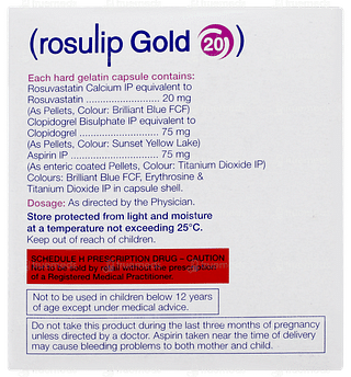 Rosulip Gold 20 Capsule 10