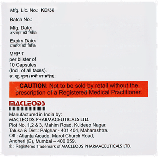 Rosumac Asp 20 Capsule 10