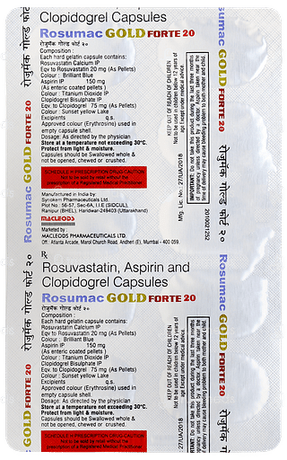 Rosumac Gold Forte 20 Capsule 10