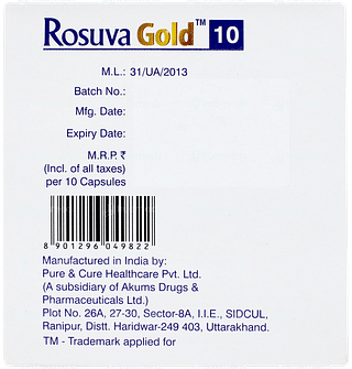 Rosuva Gold 10 Capsule 10