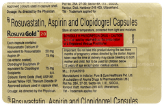 रोसुवा गोल्ड 20 कैप्सूल 10 रोसुवा गोल्ड 20 कैप्सूल 10