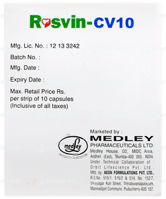 Rosvin Cv 10 Capsule 10 Rosvin Cv 10 Capsule 10