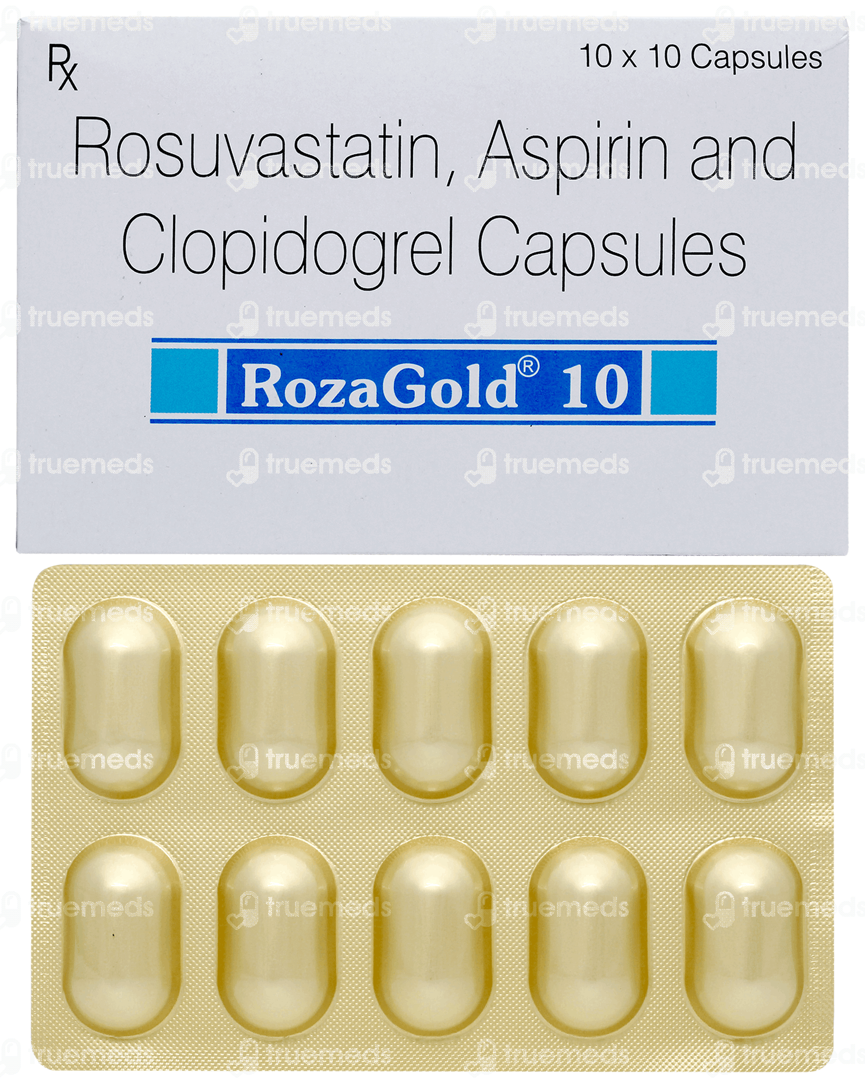 Rozagold 10 Capsule – Heart Attack & Stroke Prevention